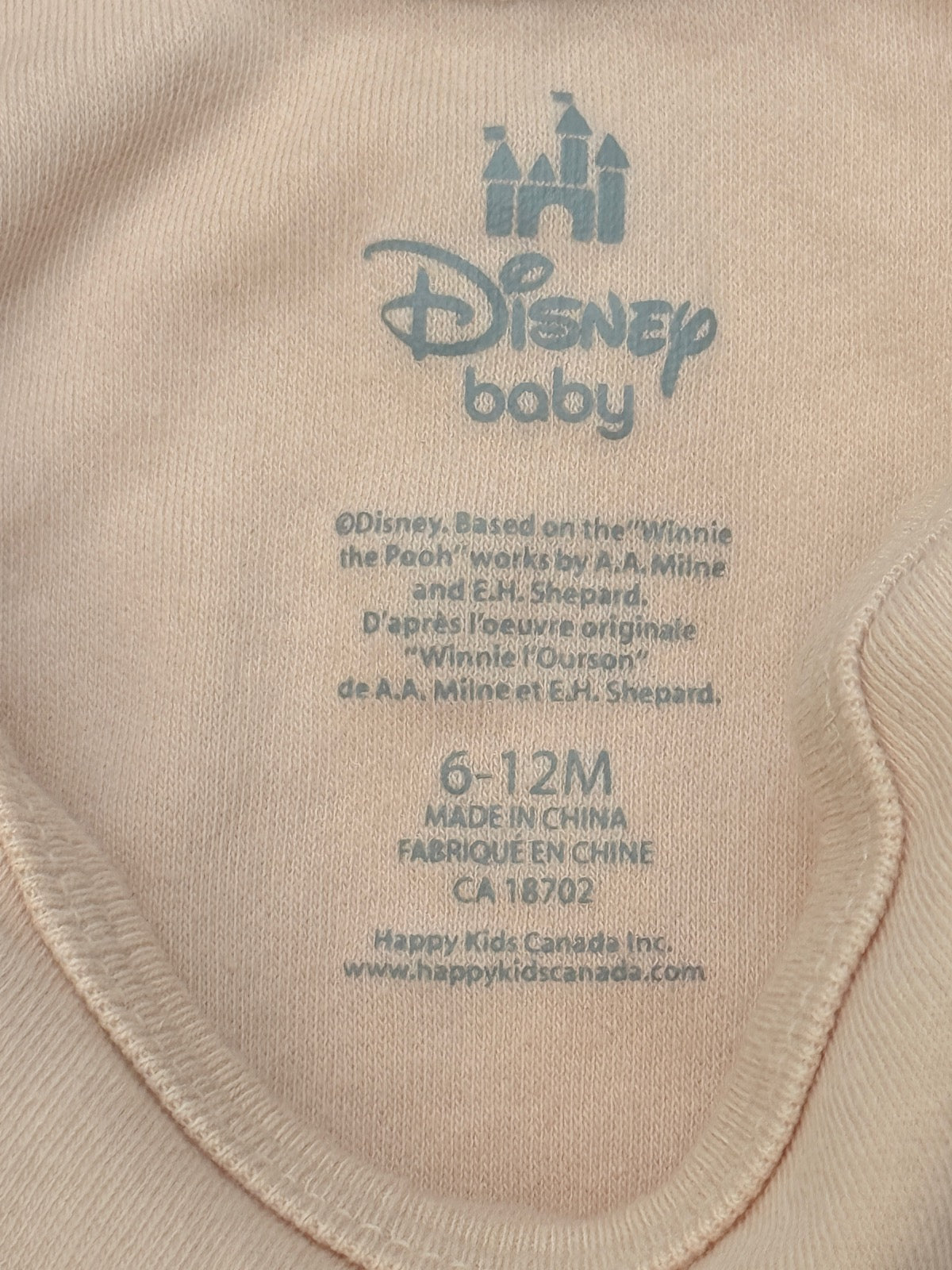 Disney Baby Winnie the Pooh Bodysuit 6-12M