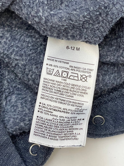 Old Navy Blue Fleece-Lined Overalls 6-12M