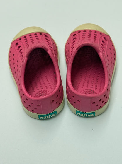 Native Jefferson Pink Slip-On Shoes C4