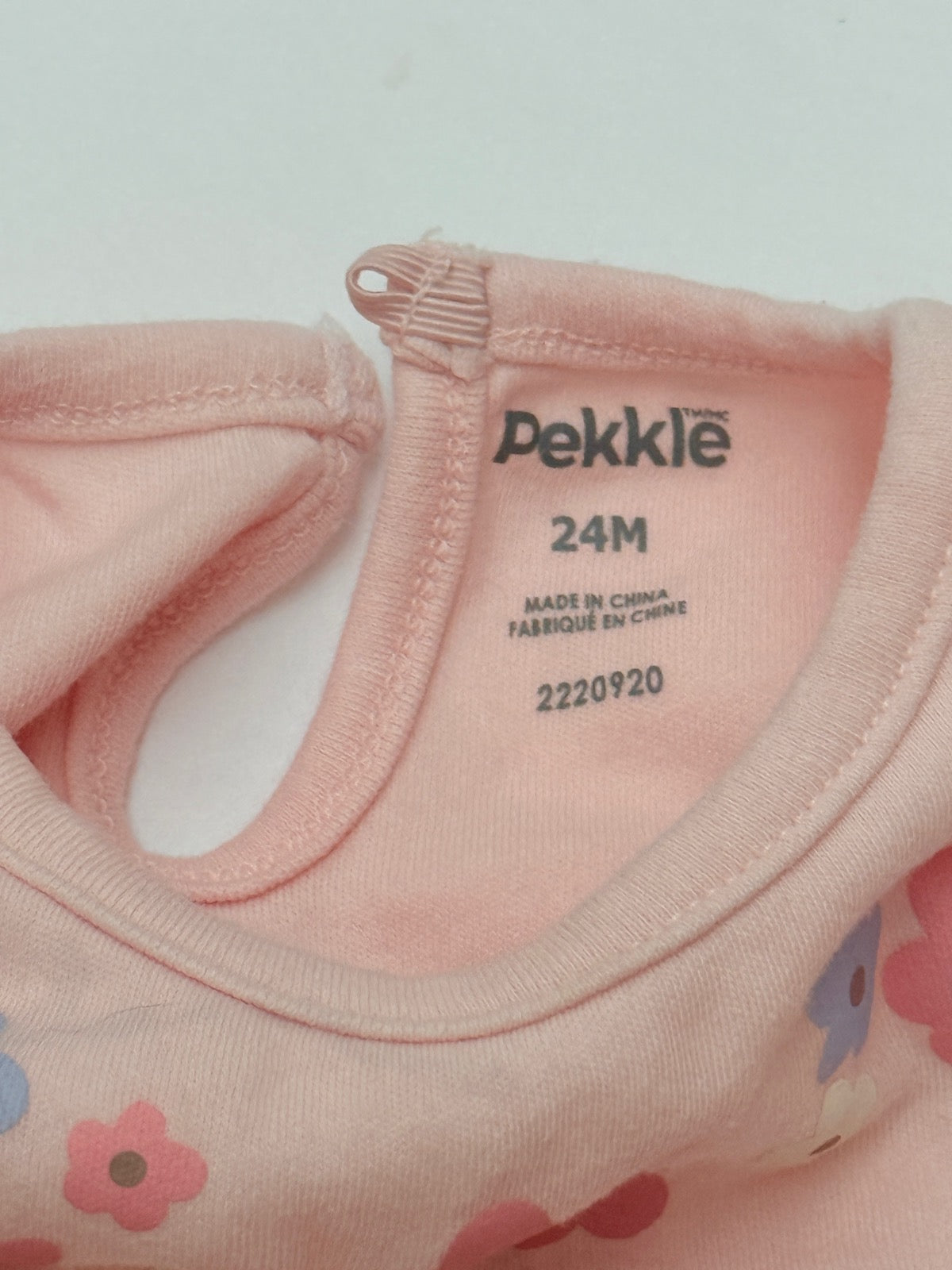 Pekkle Floral Ruffle Bodysuit 24M