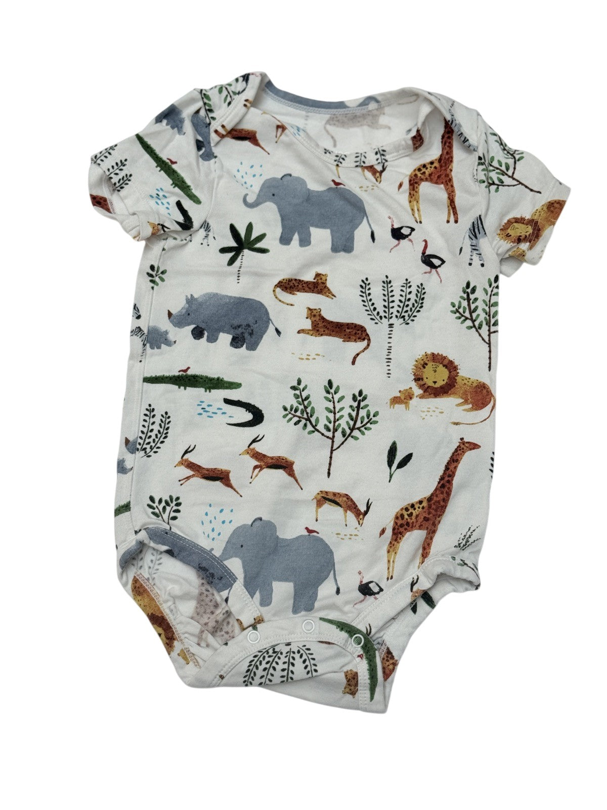 Loulou Lollipop Safari Print Bodysuit 18 24m