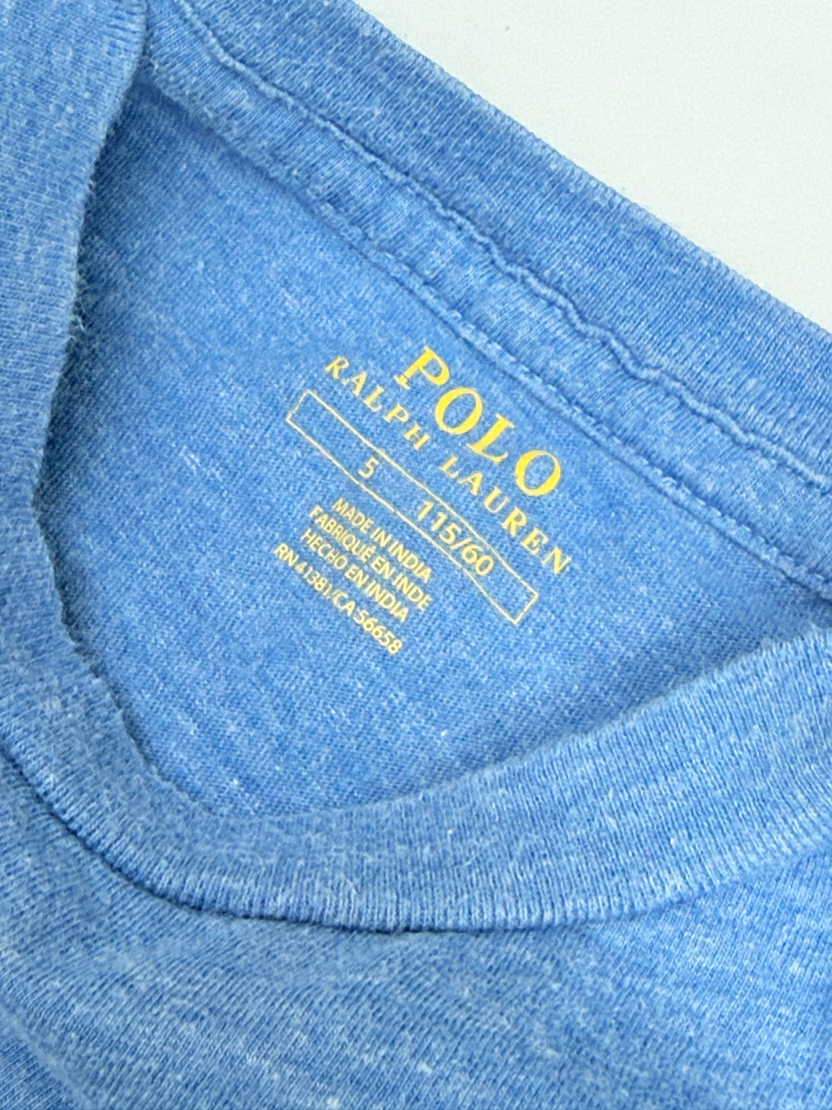 Polo Ralph Lauren Blue Long Sleeve Tee Size 5