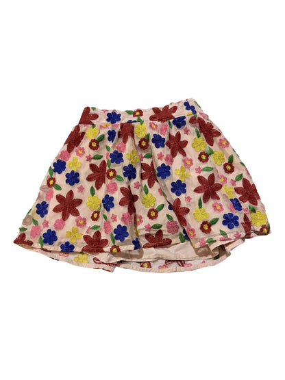Janie and Jack Floral Embroidered Skirt Size 5Y