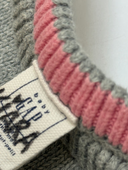 Baby Gap Bear Knit Sweater 12-18M
