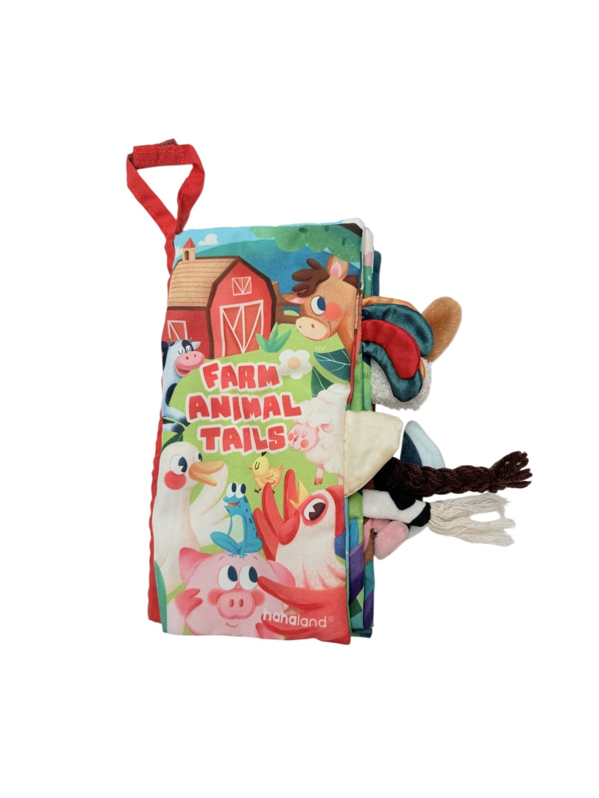 Hahaland Farm Animal Tails Cloth Book