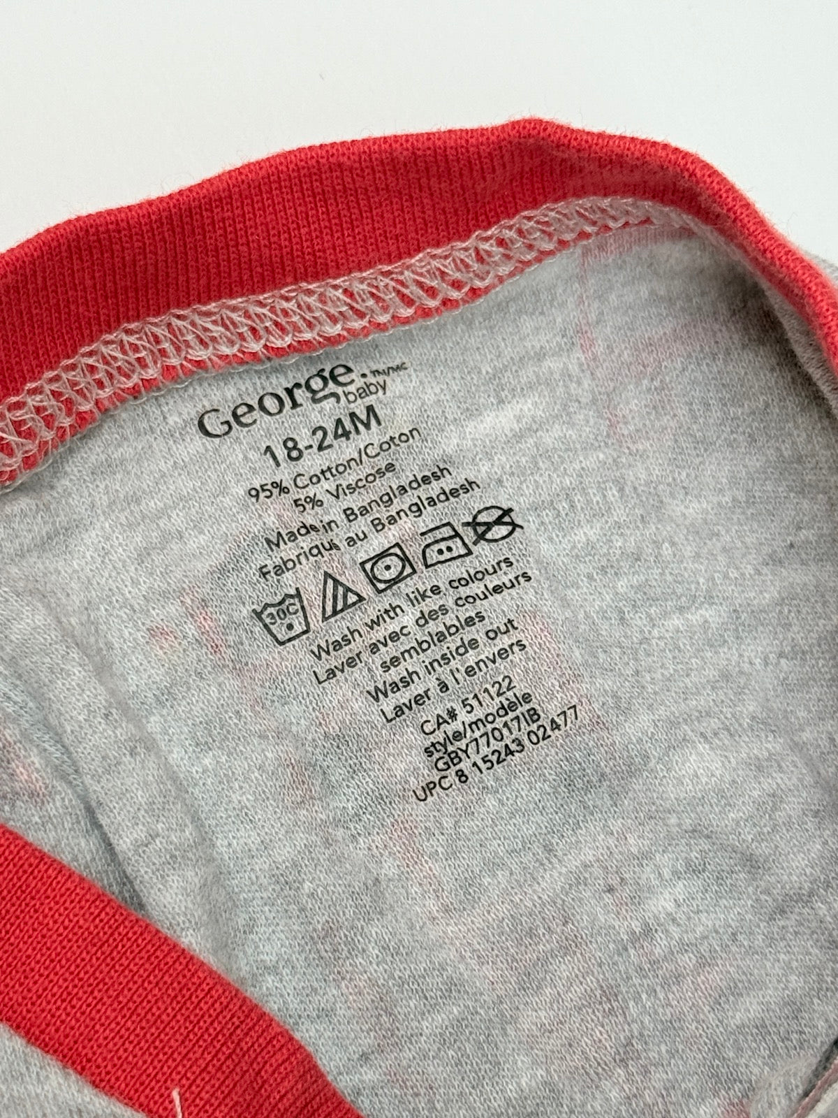 George Baby Fire Truck Sleeper 18-24M