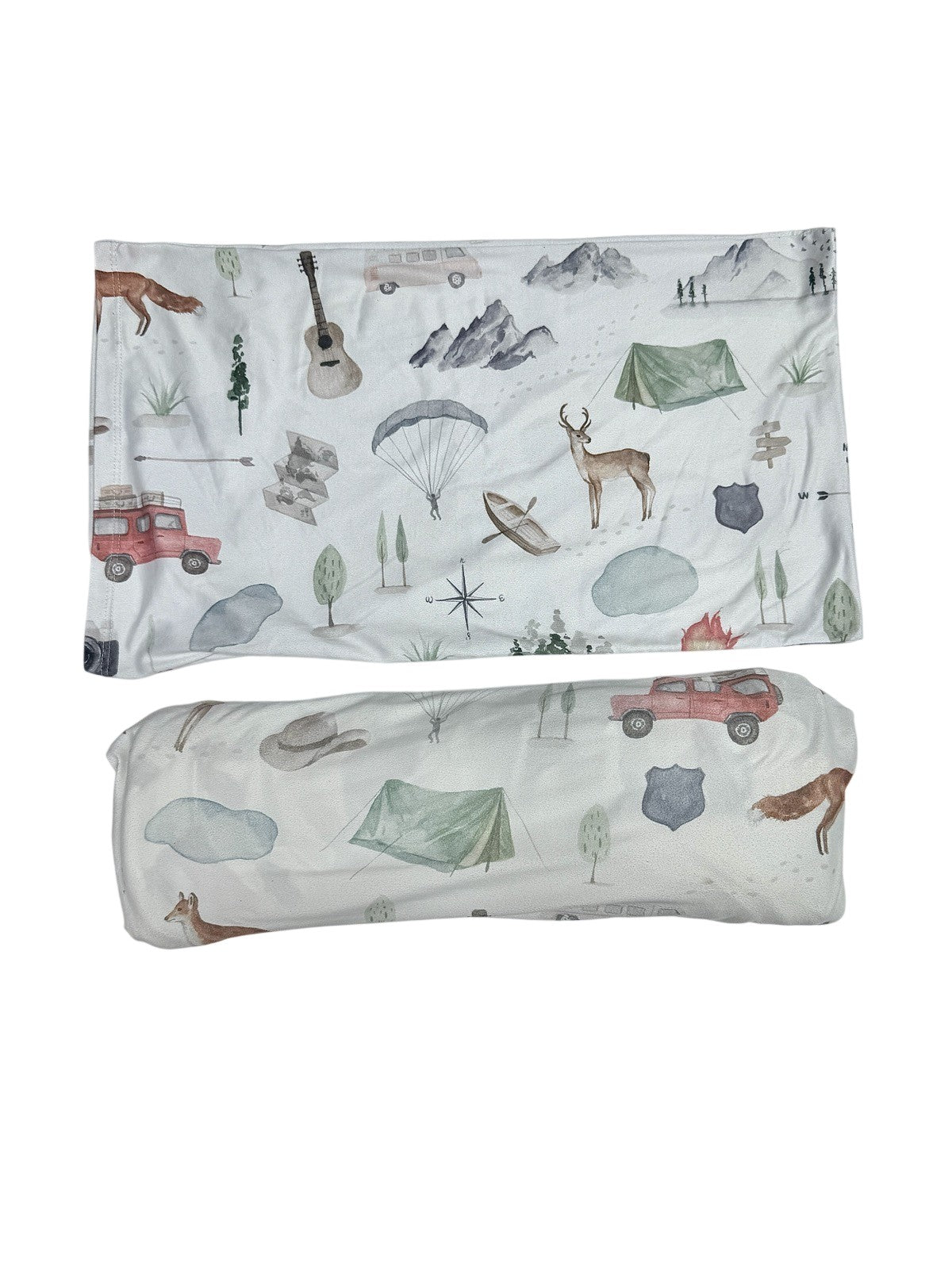 Pobi Baby Adventure Crib and Pillowcase Set