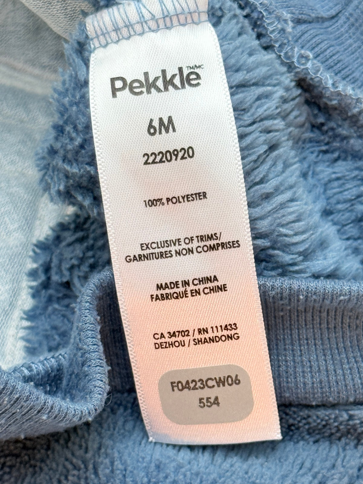 Pekkle Fleece Dump Truck Sweatshirt 6M
