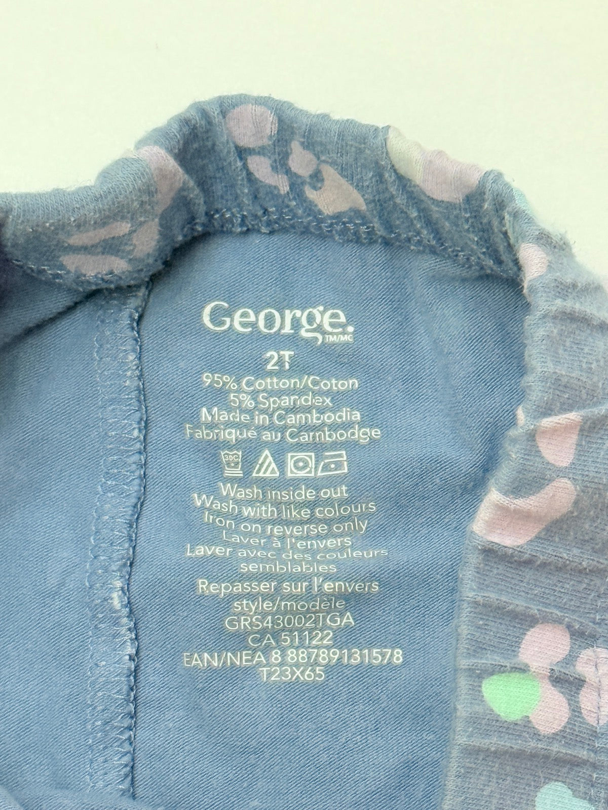 George Leopard Print Leggings Size 2T