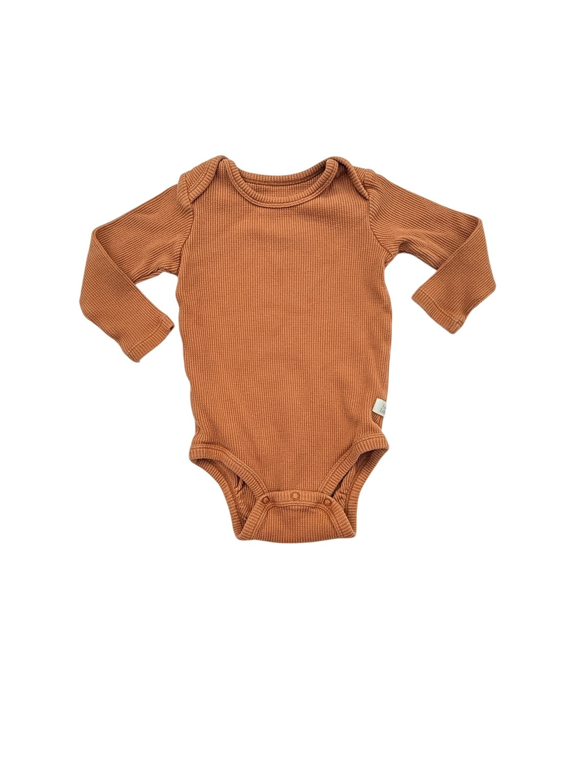 Loulou Lollipop Waffle Knit Bodysuit 6-12m
