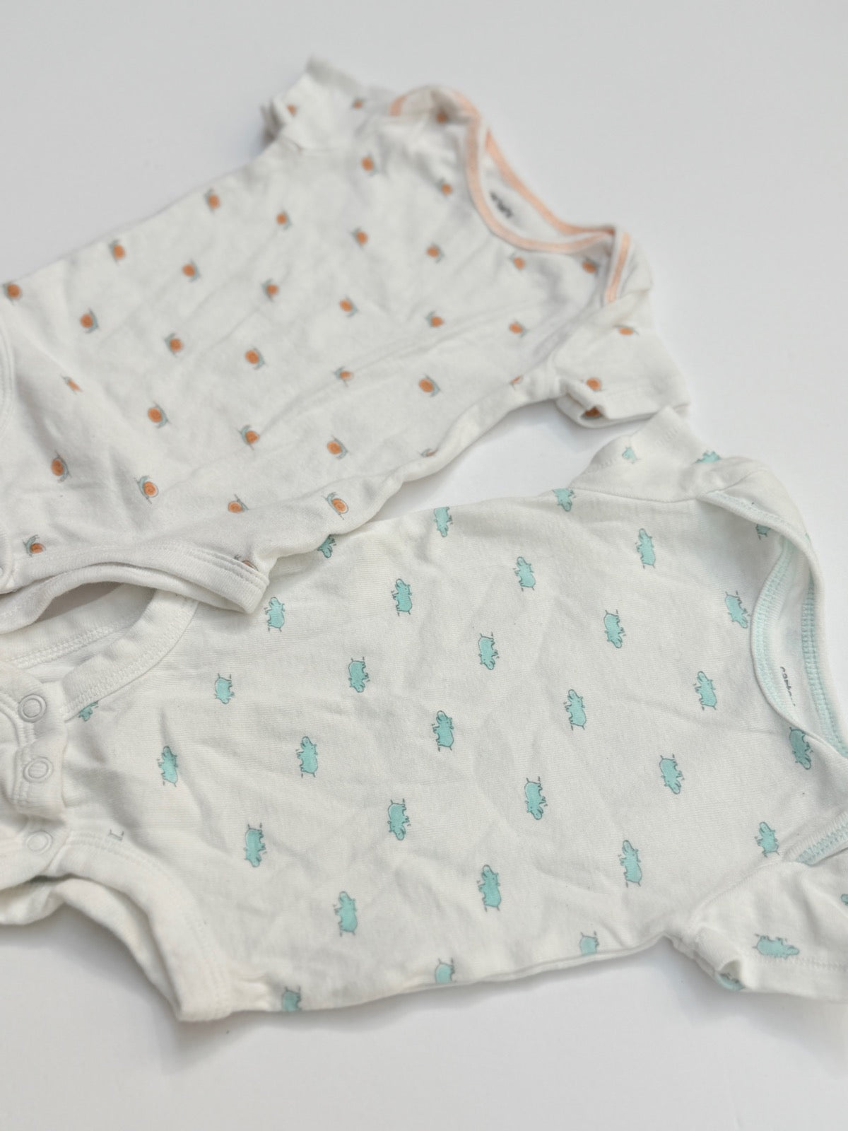 Carter's Safari Animal Bodysuit 2-Pack 3M