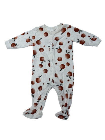 Firsts by Petit Lem Orange Print Sleeper 3M