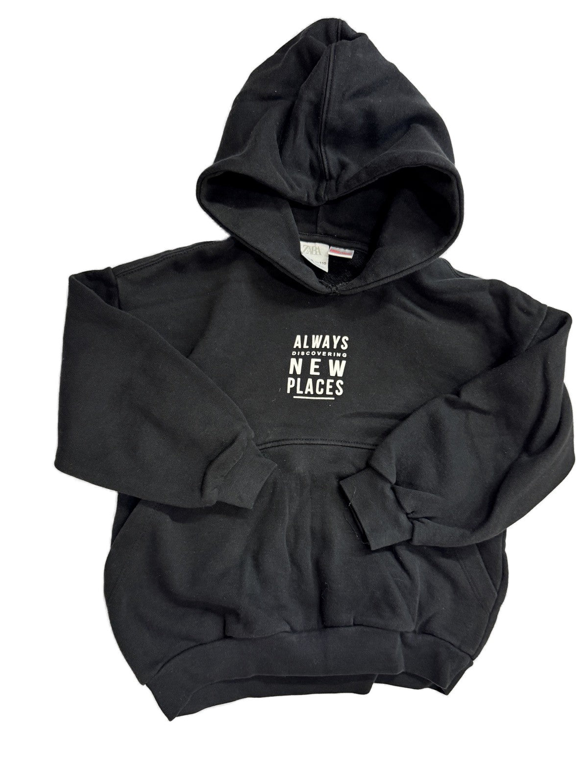 Zara Always Discovering New Places Hoodie 4-5Y