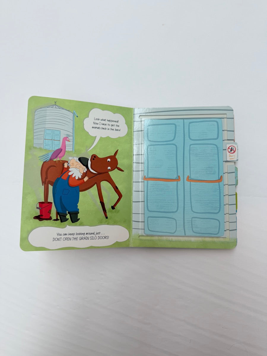 Don't Open the Barn Door! Lift-the-Flap Book