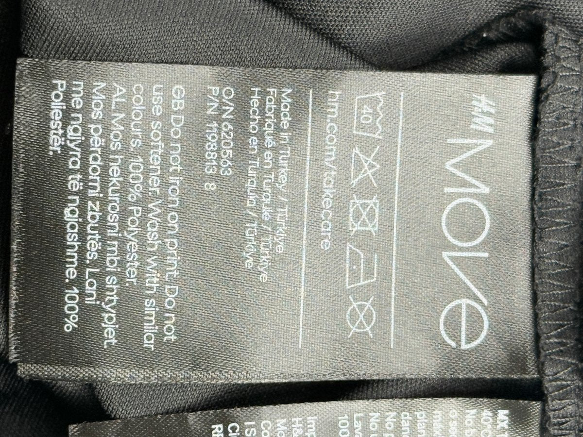 H&M Move Black Racerback Tank Size 8-10Y