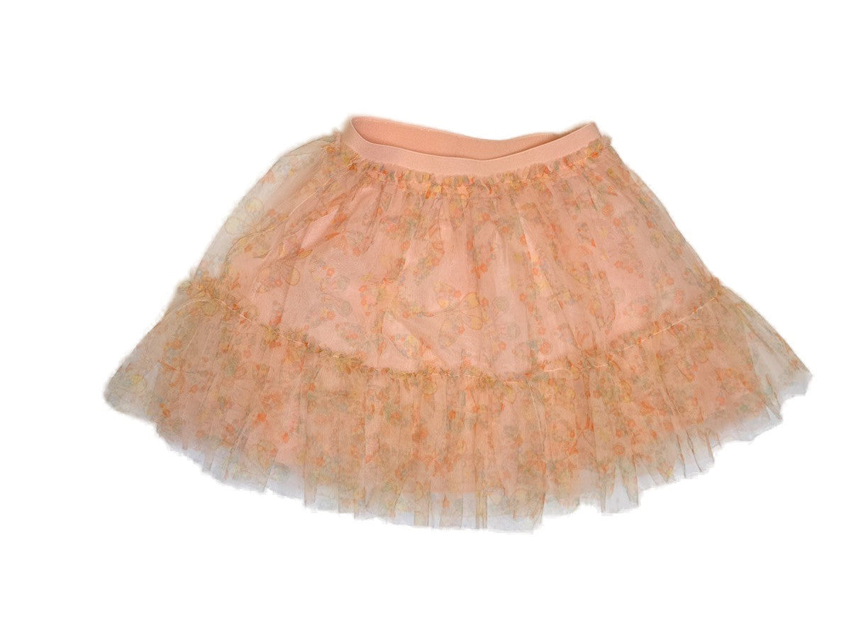 Mini Boden Floral Butterfly Tulle Skirt Size 4-5Y