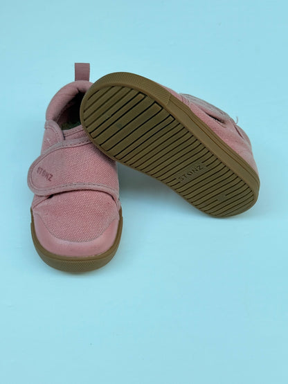 Stonz Cruiser Natural Pink Canvas Shoe Size 8