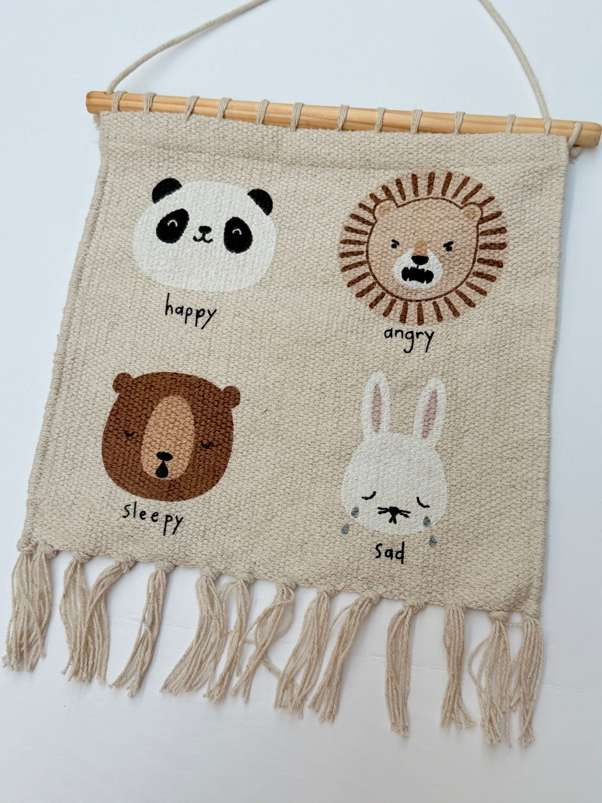 H&M Home Animal Emotions Woven Wall Hanging