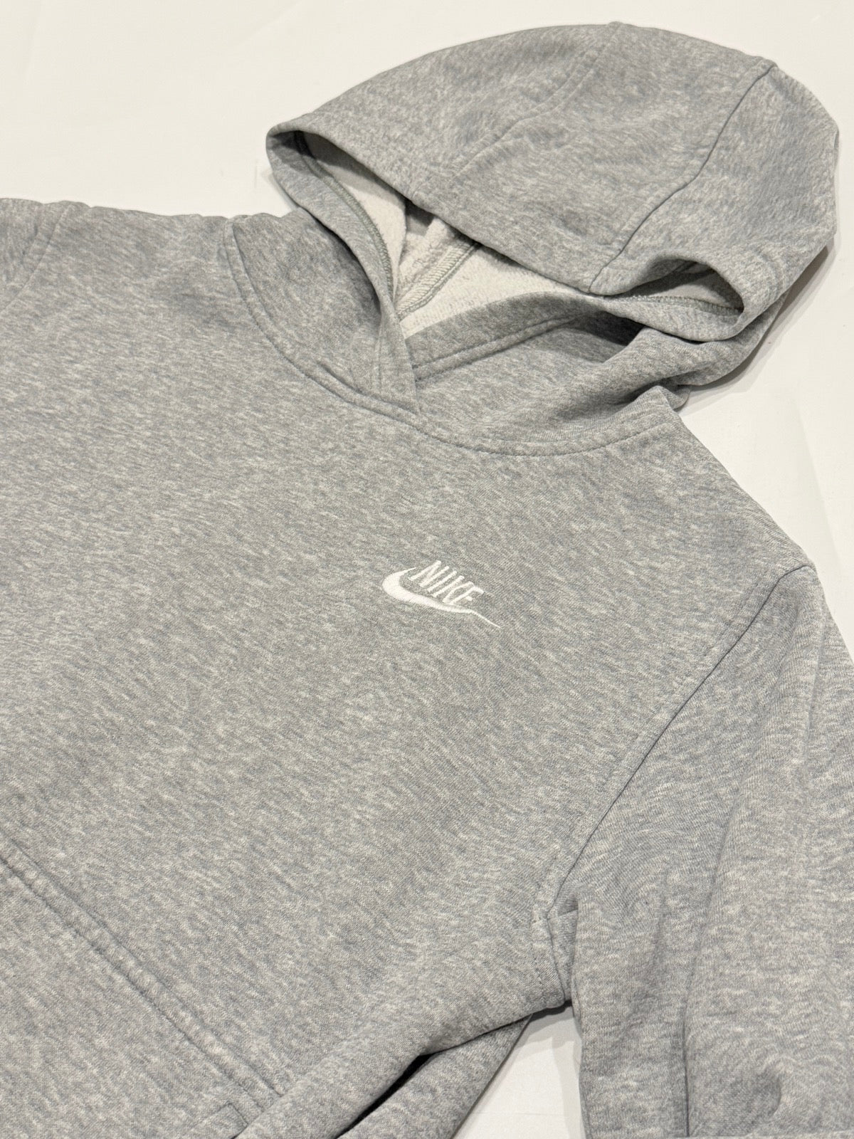 Nike Club Fleece Gray Hoodie Size 8Y