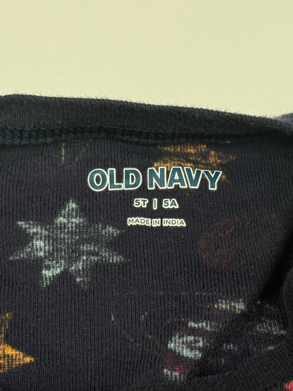 Old Navy Space Print Pajama Set 5T