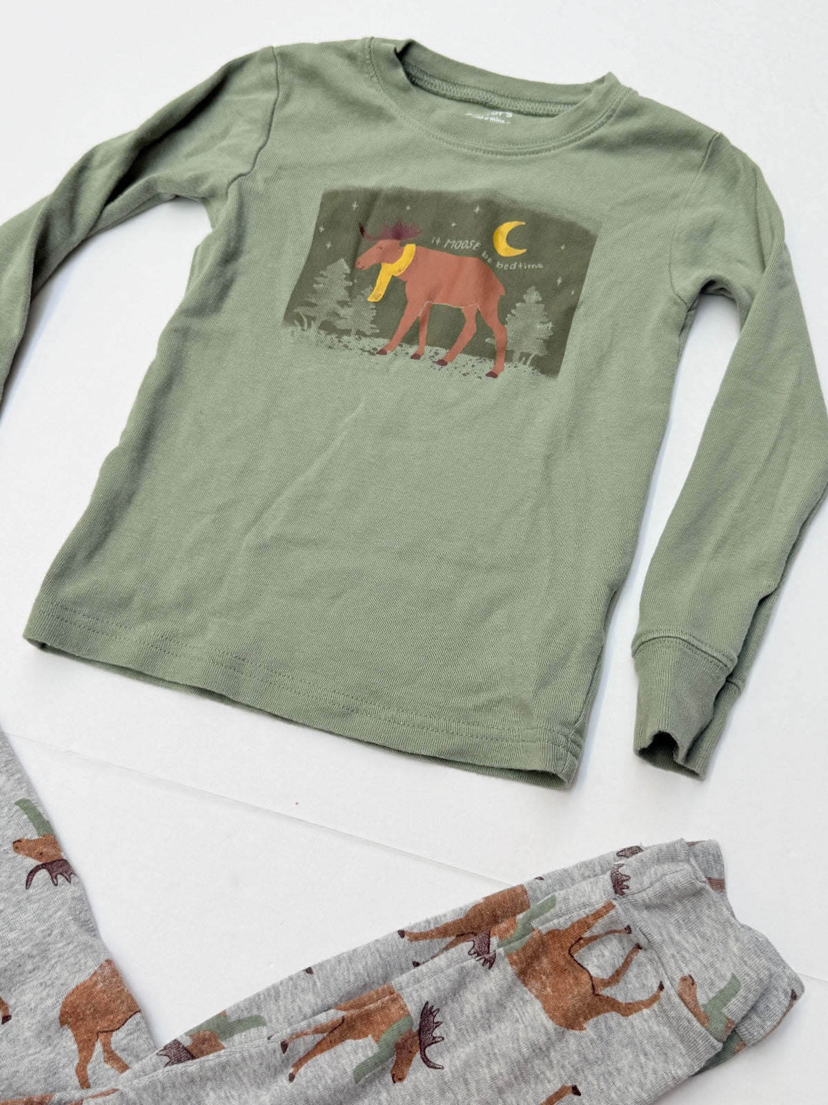 Carter's Moose Pajama Set 4T
