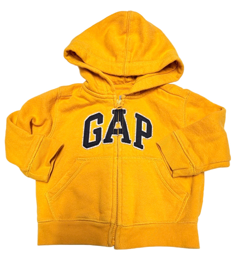 Baby Gap 6-12m Yellow Zip Up