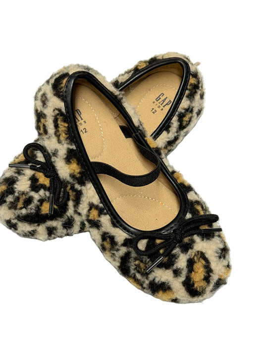 Gap Kids Leopard Fuzzy Ballet Flats, Toddler 12US