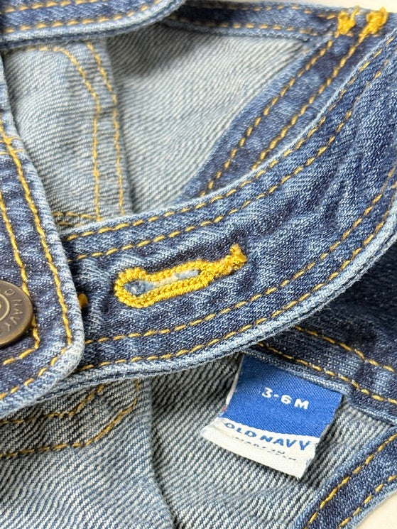 Old Navy Denim Overalls, 3–6M