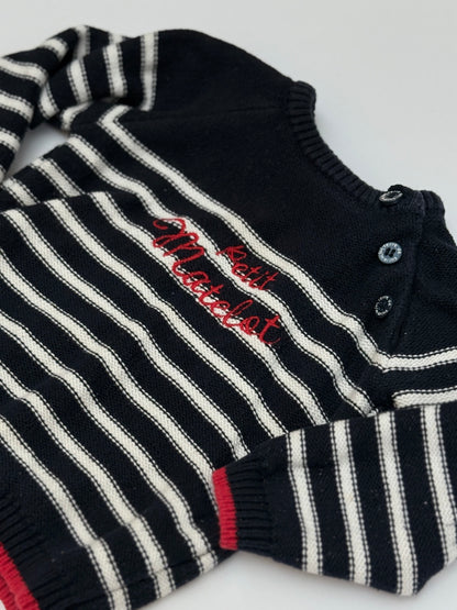 Terre de Marins Petit Matelot Striped Sweater 12M
