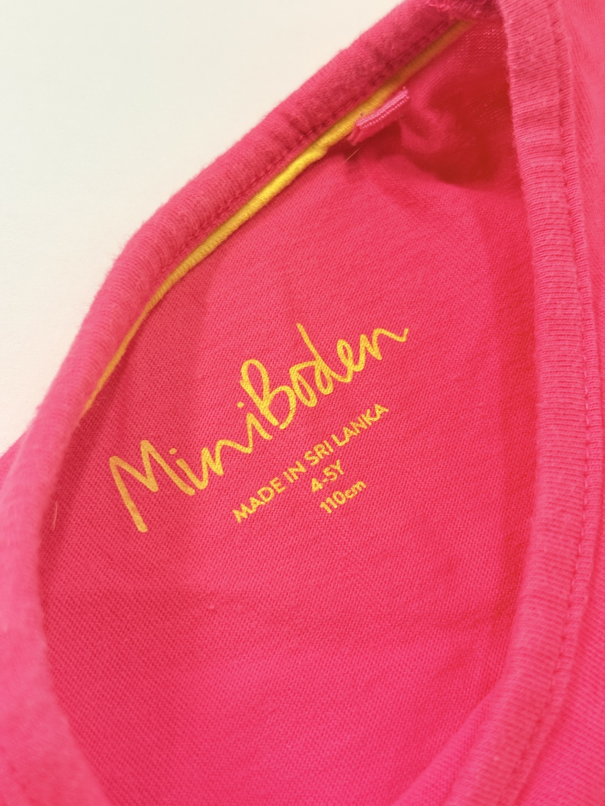 Mini Boden Bush Baby Appliqué T-Shirt 4-5Y