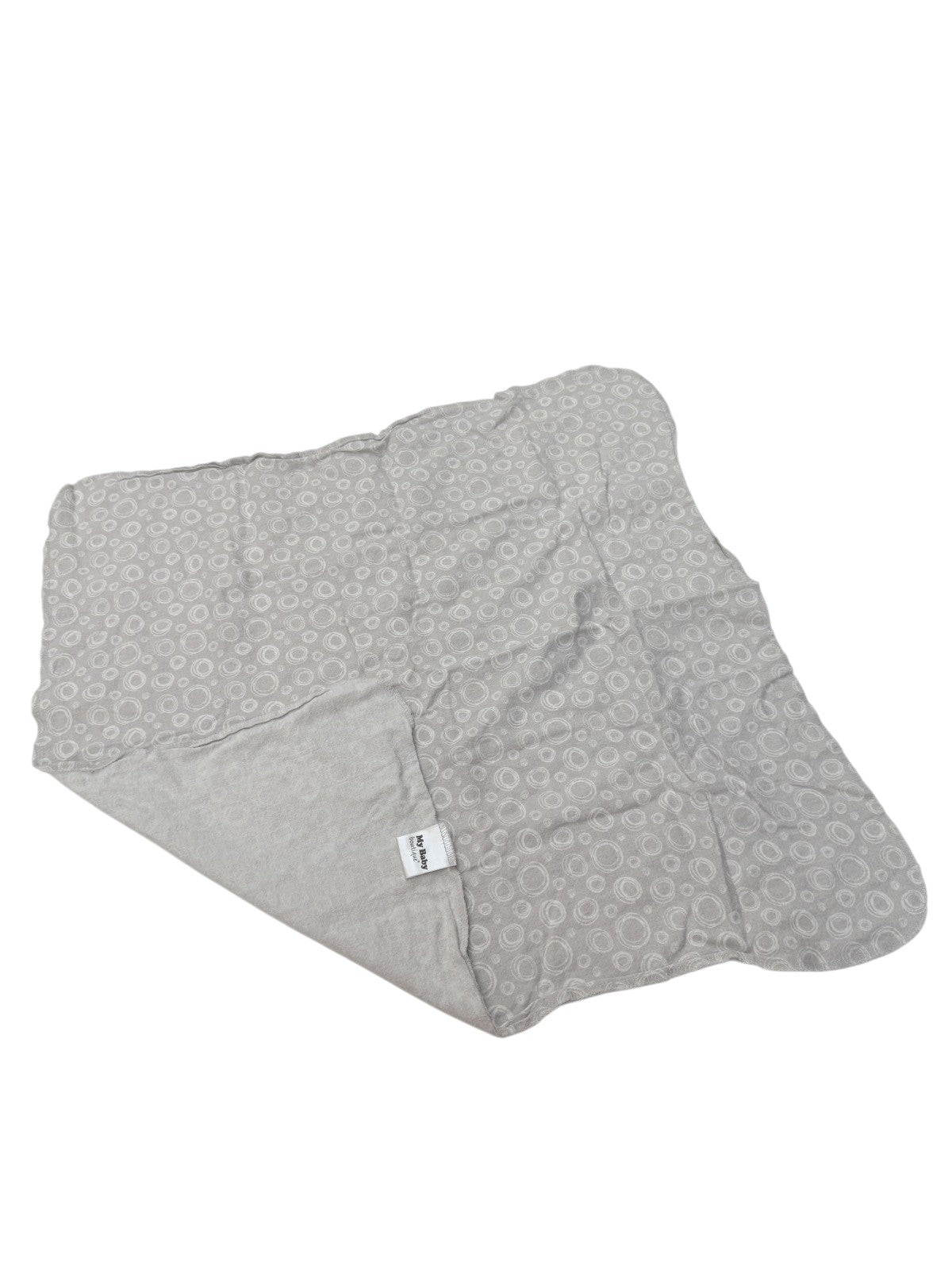 My Baby Boutique Grey Circle Print Baby Blanket