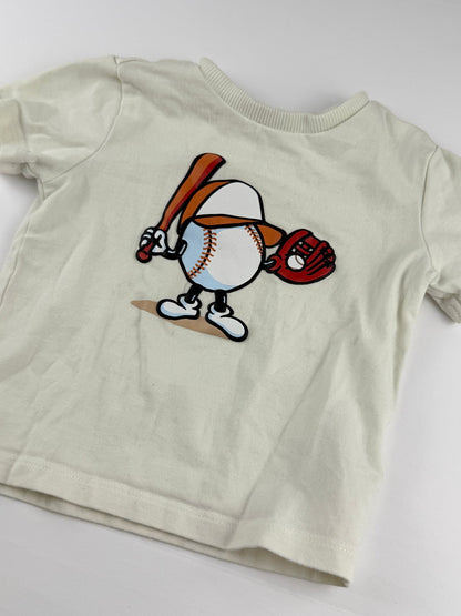 Pekkle Baseball Graphic T-Shirt 12M