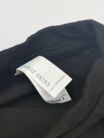 Noisy Boys Apparel Black Tropical Pocket Tee Size 2