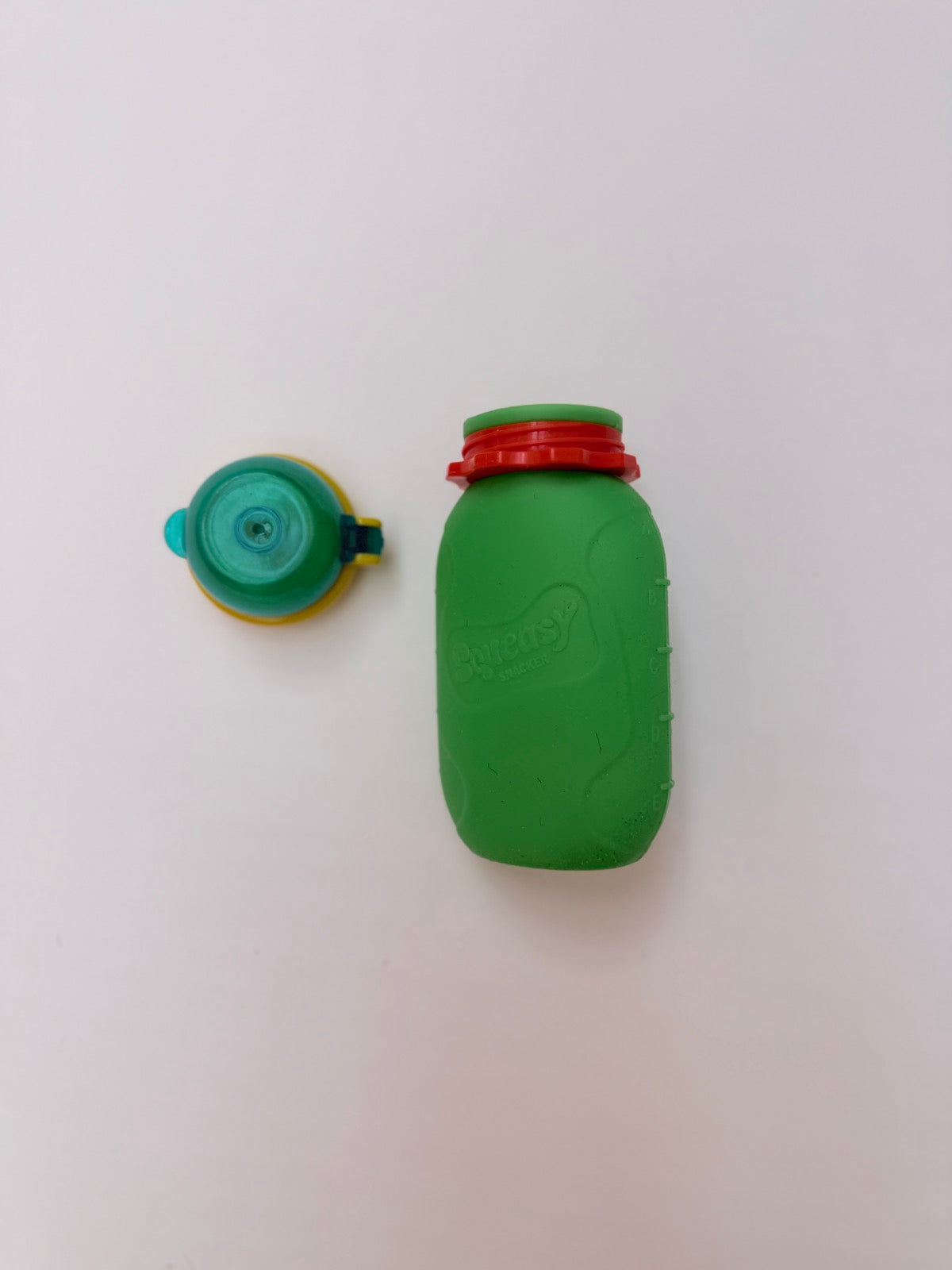 Squeasy Snacker Reusable Food Pouch Green