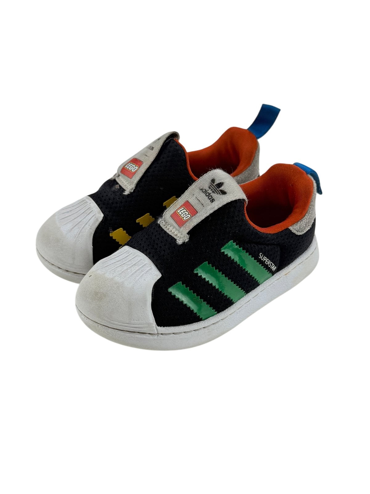 Adidas x LEGO Superstar 360 Slip-On Sneakers Size 7K US7