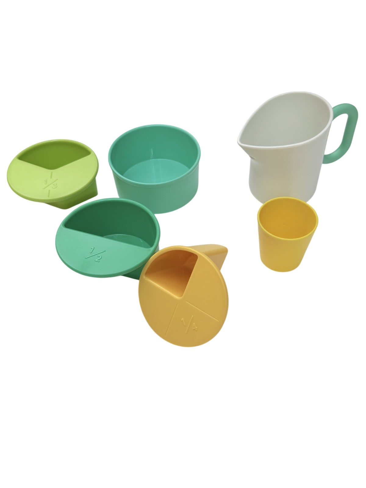 Lovevery Stackable Fraction Cups Set Toy