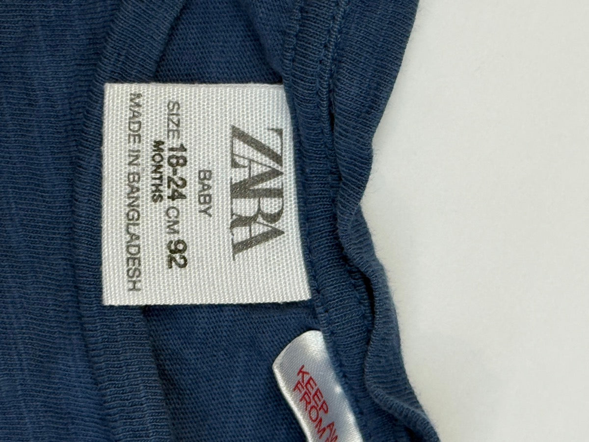 Zara Navy Pocket T-Shirt 18-24M