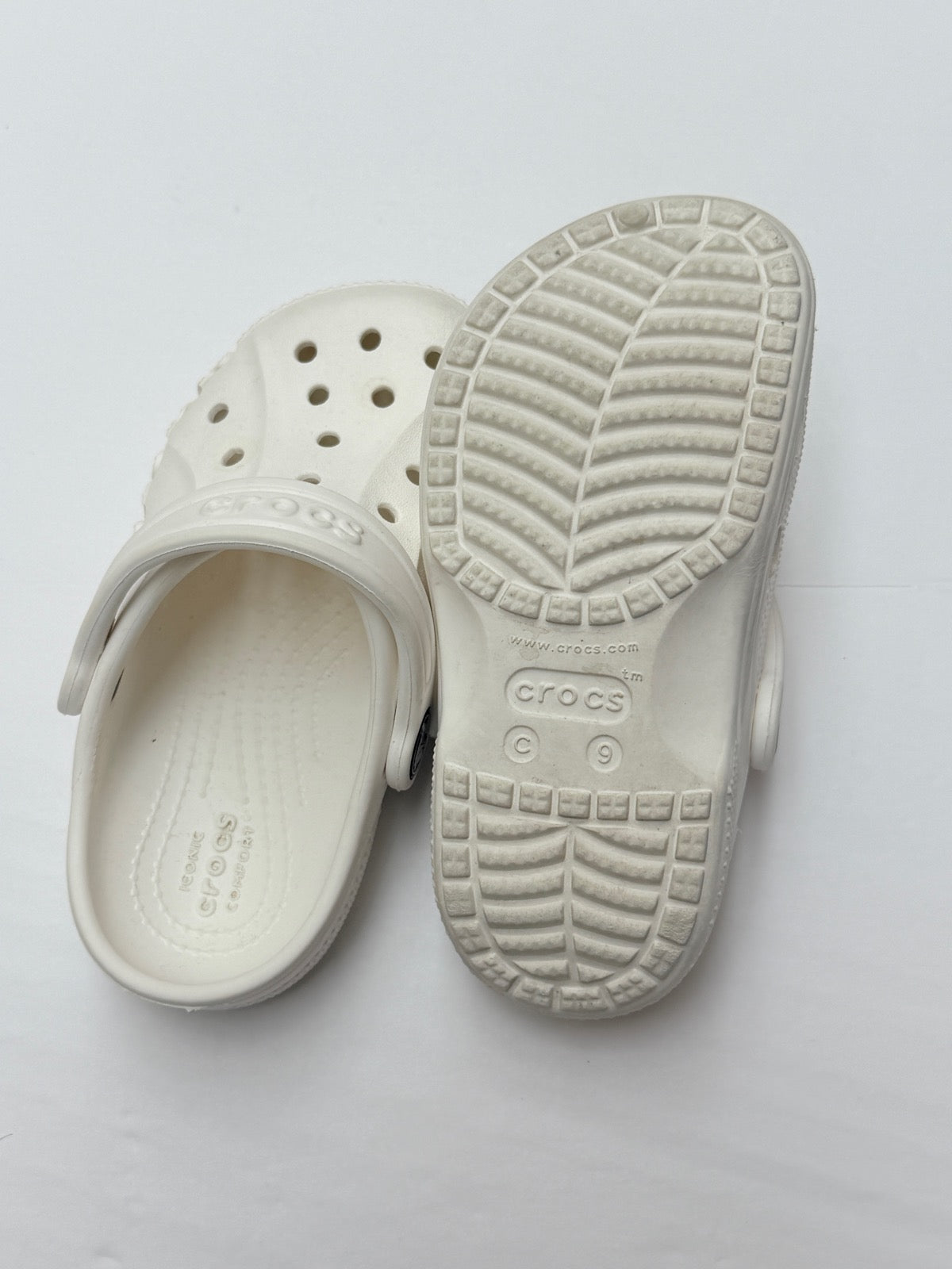 Crocs Classic Clog White Toddler Size 9