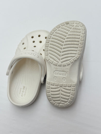 Crocs Classic Clog White Toddler Size 9