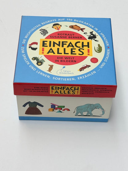 German Flashcards - Rotraut Susanne Berner Einfach Alles! Die Welt in Bildern