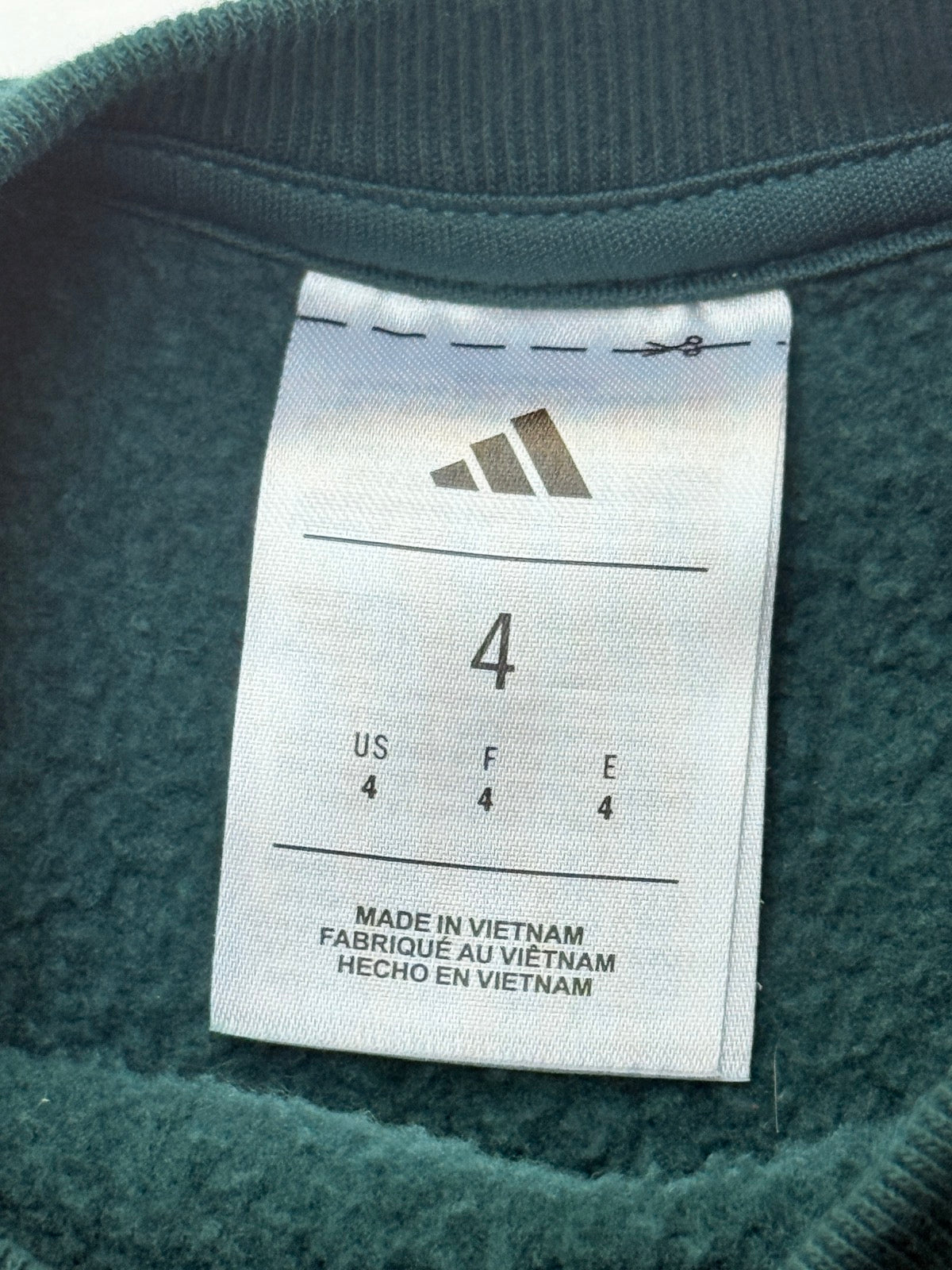 Adidas Green Sweatshirt Shorts Set Size 4