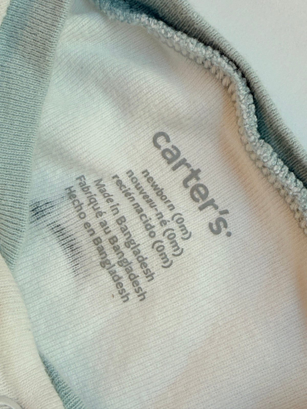 Carter's Dog Print Footed Sleeper Newborn