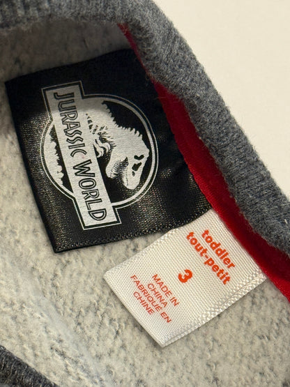 Jurassic World Gray Crewneck Sweatshirt Size 3