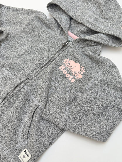 Roots Kids Gray Zip Hoodie 3T