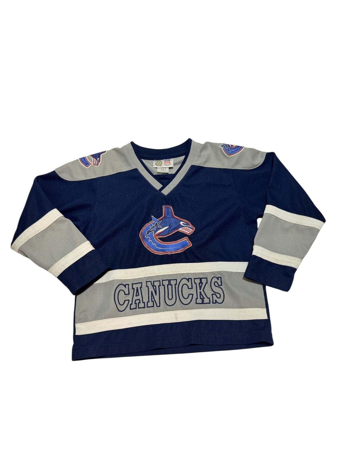 Majestic Vancouver Canucks Hockey Jersey Size 6