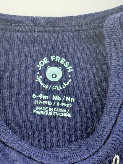 Joe Fresh I'm a Big Deal Navy Bodysuit 6-9M