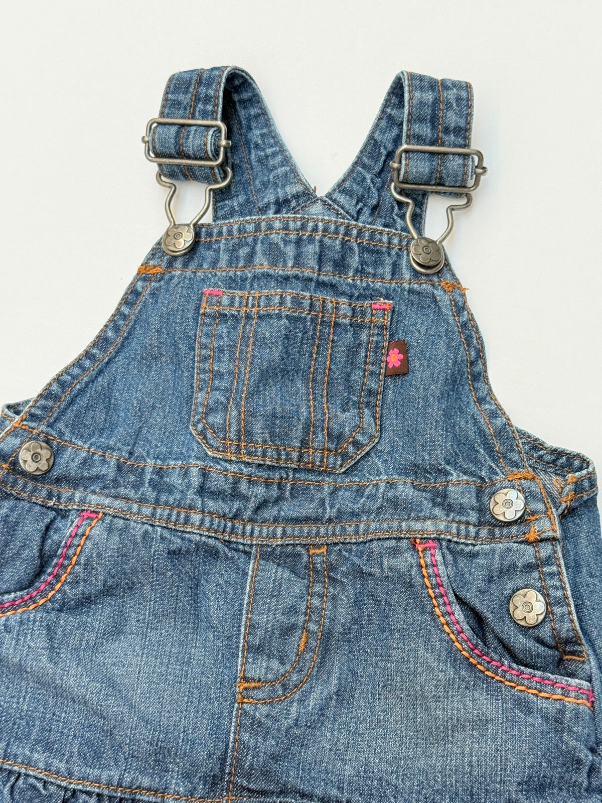 Carter's Denim Skirtall Overalls 9 Months
