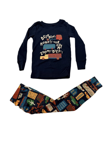 Old Navy Truck Print Pajama Set 3T