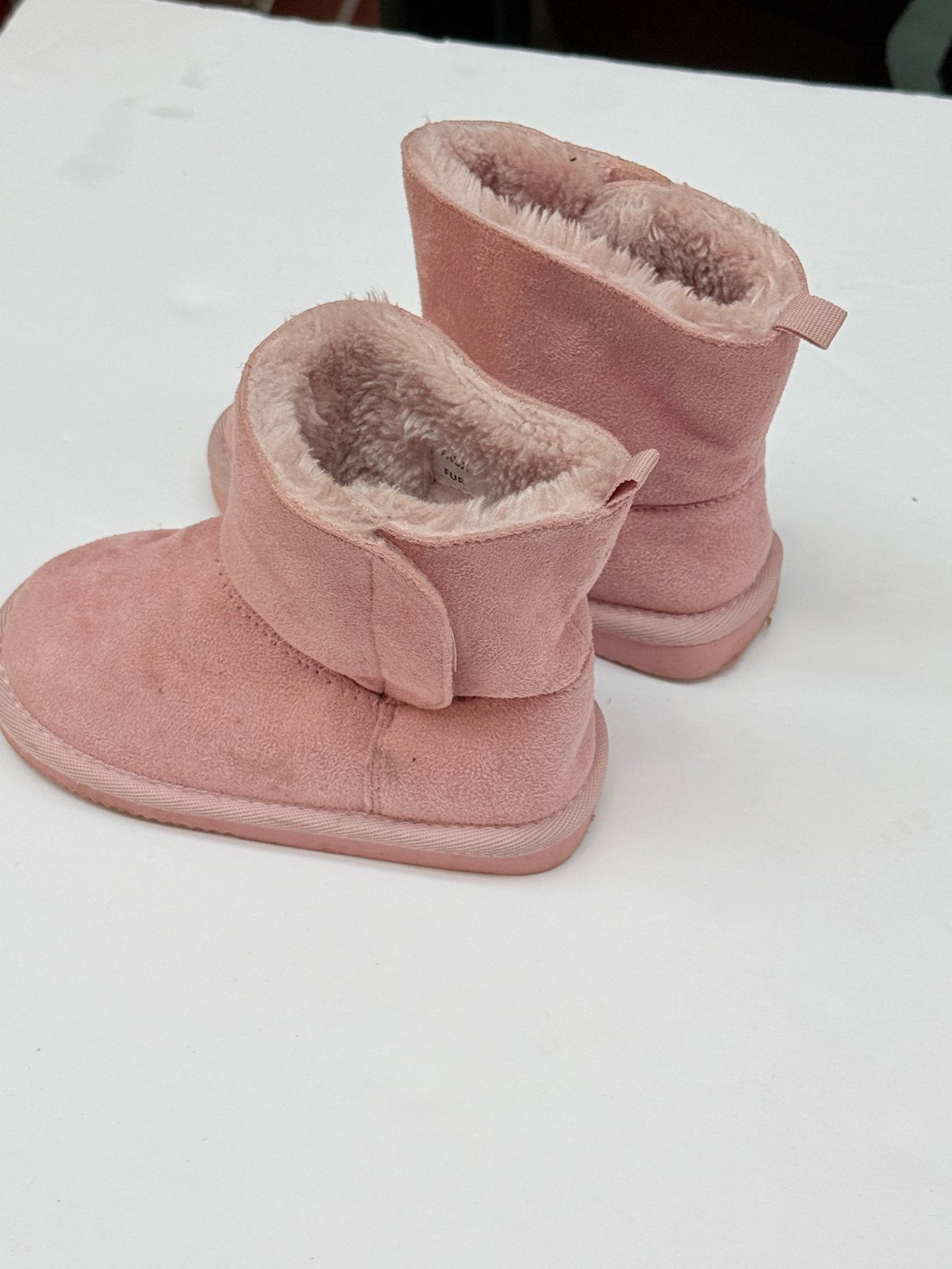 Joe Fresh Pink Faux Fur Lined Boots