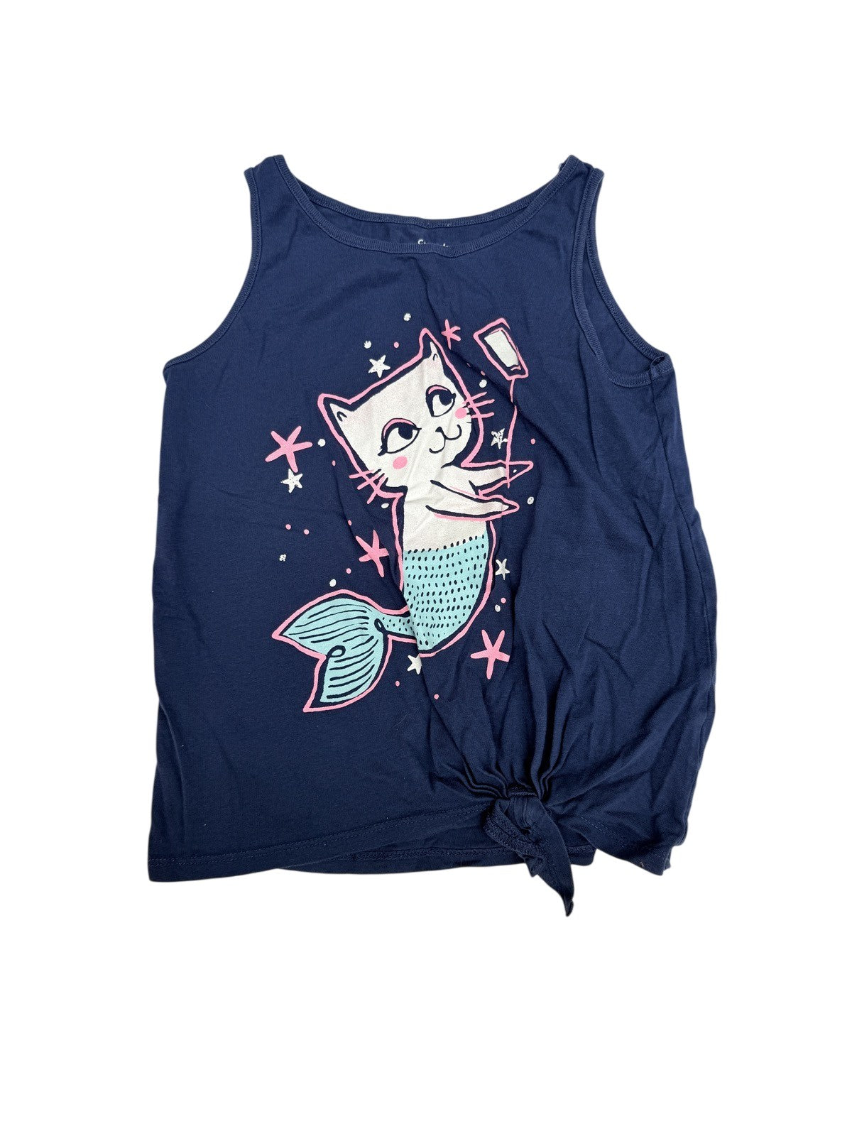 Carter's Mermaid Cat Tank Top Size 7